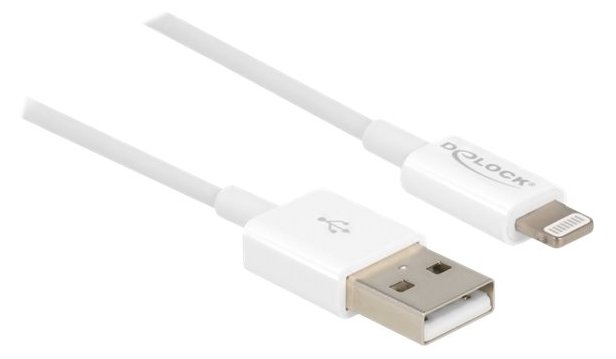 Delock Lightning-Kabel - Lightning männlich zu USB männlich von LumaTech