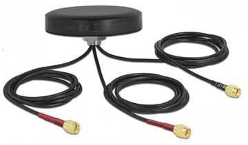 Delock LTE MIMO Dual Band WLAN 802.11 ac/ax/a/h/b/g/n Antenna - Antenne - Smart Home - 3 dBi (für 2400 MHz - 2483 MHz) von LumaTech