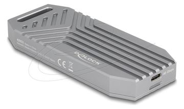 Delock M.2 NVMe SSD Gehäuse USB 40 Gbps - werkzeugfrei von LumaTech