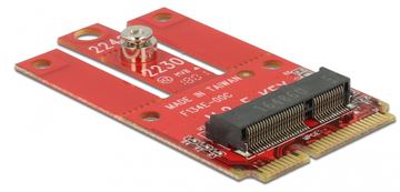 Delock Mini PCIe > M.2 Key E slot - Speicher-Controller von LumaTech