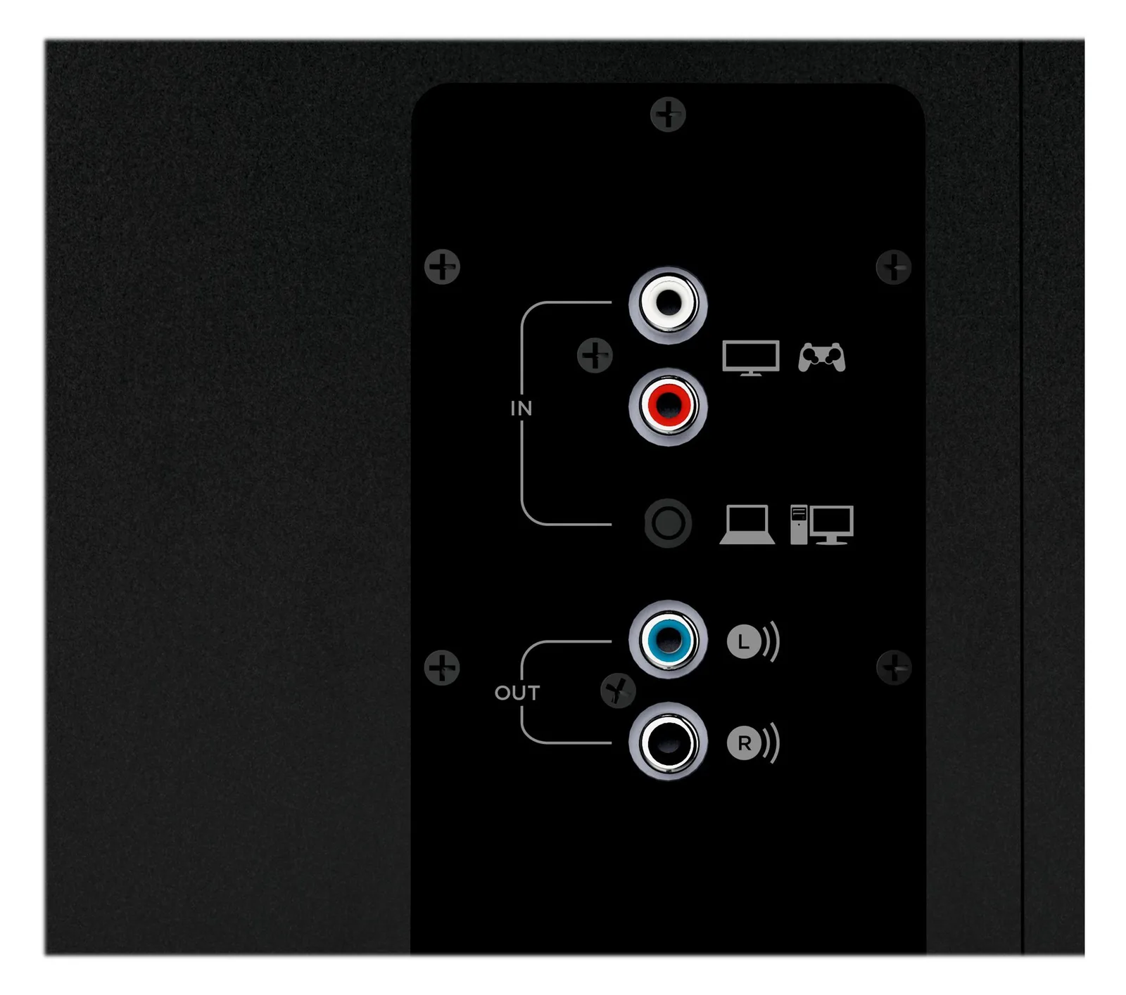 Logitech Z533 - Lautsprechersystem - für PC - 2.1-Kanal - 60 Watt (Gesamt), Ansicht 3