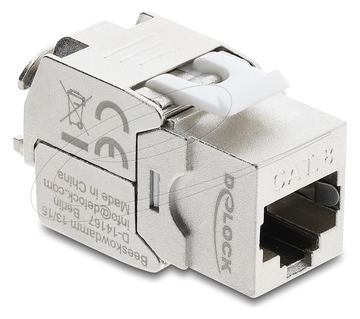 Delock Modulare Eingabe - werkzeugfrei - CAT 8.1 von LumaTech