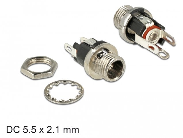 Delock Netzanschluss - GS-Buchse 2,1/5,5/9,5 mm (W)