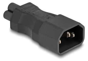 Delock Netzteil - IEC 60320 C14 zu IEC 60320 C5 - 250 V - 2.5 A - Schwarz von LumaTech