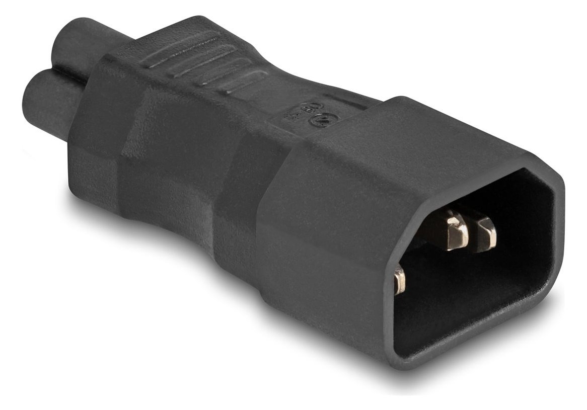 Delock Netzteil - IEC 60320 C14 zu IEC 60320 C5 - 250 V - 2.5 A - Schwarz