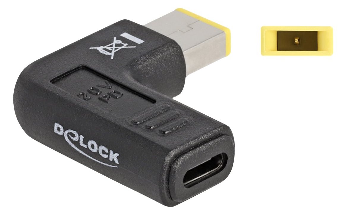Delock Netzteil - USB-C (W) zu GS-Antriebshebezug 11 x 4,5 mm (M)