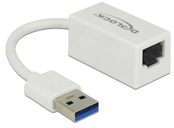 Delock Netzwerkadapter - USB 3.1 Gen 1 - Gigabit Ethernet x 1 - Weiß von LumaTech