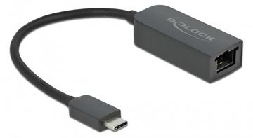 Delock Netzwerkadapter - USB-C 3.2 Gen 1 / Thunderbolt 3 - Schwarz von LumaTech