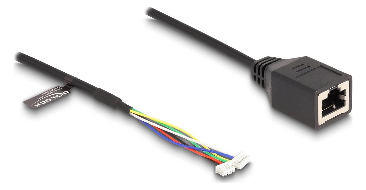 Delock Netzwerkadapterkabel - 6-poliger Kopf, 4-poliger Kopf (W)