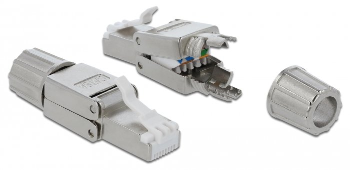 Delock Netzwerkanschluss - RJ-45 (M) - STP