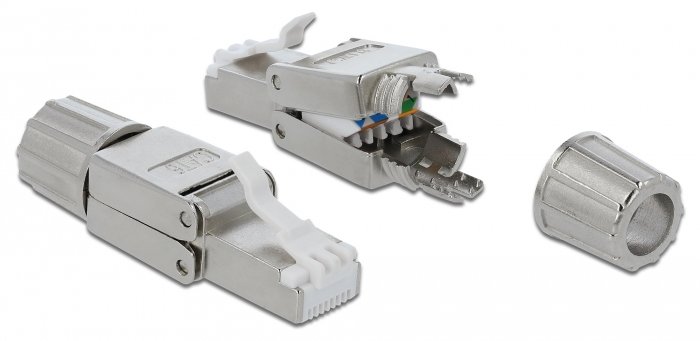 Delock Netzwerkanschluss - RJ-45 (M) - STP