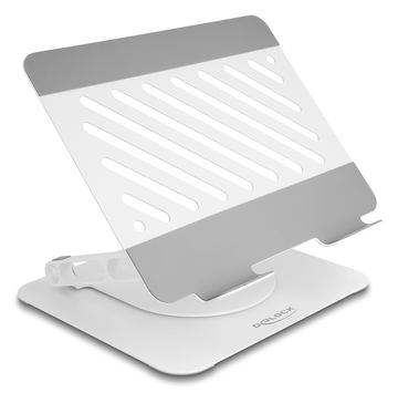 Delock Notebook- / Tablet-Ständer - verstellbar, Aluminium, 360° drehbar von LumaTech