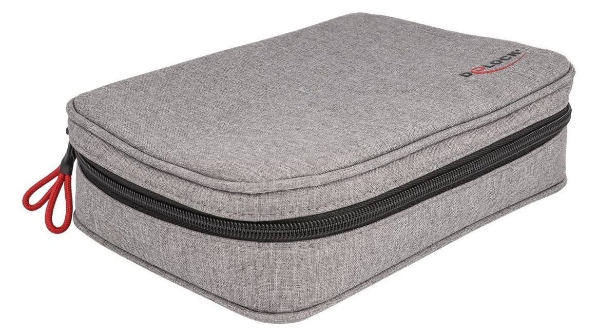 Delock Organizertasche - Polyester - Grau