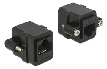 Delock Panel-Mount - Netzwerkkoppler - RJ-45 (W) von LumaTech