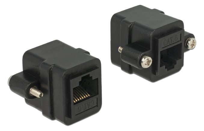 Delock Panel-Mount - Netzwerkkoppler - RJ-45 (W)