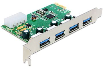 Delock PCI Express Card > 4 x external USB 3.0 von LumaTech