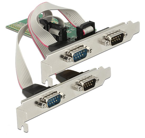 Delock PCI Express Card > 4 x Serial RS-232 - Serieller Adapter