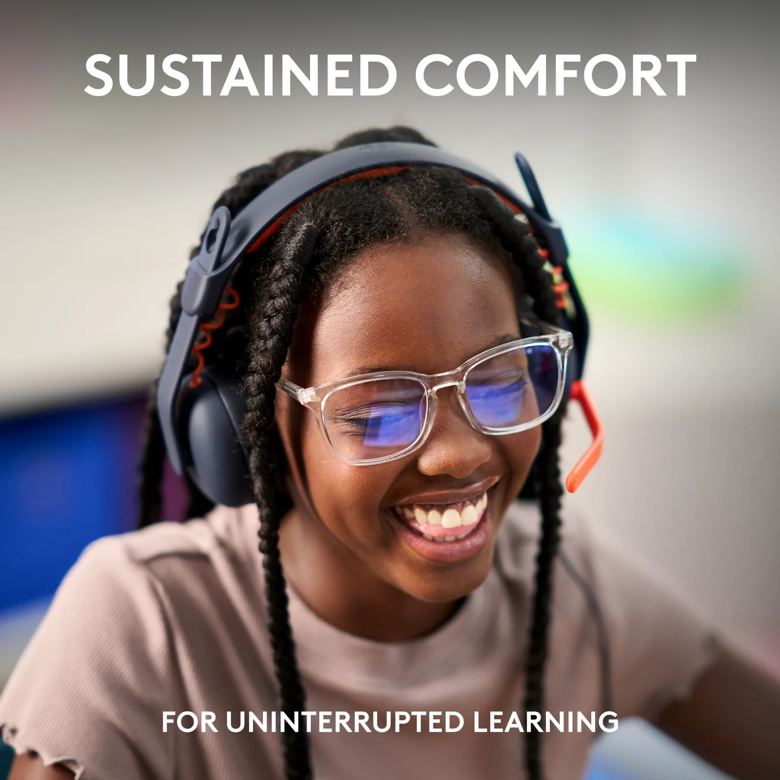 Logitech Zone Learn On-Ear Wired Headset for Learners, USB-C, Ansicht 2