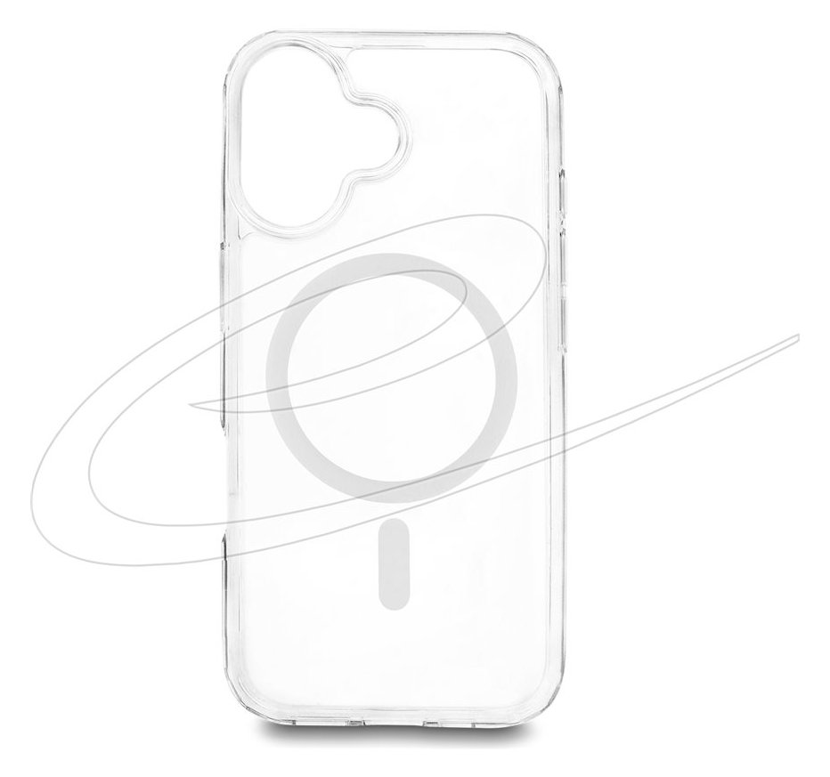 Delock Schutzhülle für iPhone 17 kompatibel mit MagSafe transparent-weiß