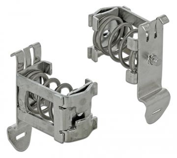 Delock Shield Clamp - Kabelklammer - DIN schienenmontierbar von LumaTech