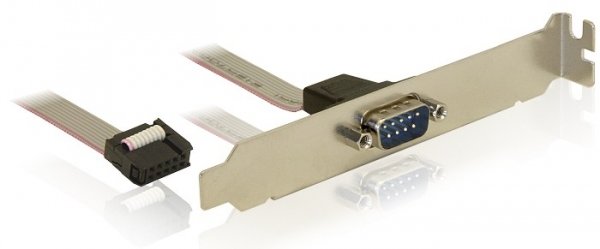 Delock Slot Bracket > 1 x Serial - Serielles Bedienfeld - 9-polig IDC (W) von LumaTech