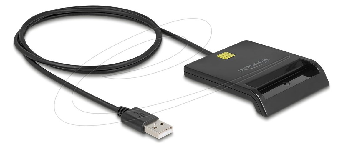 Delock SmartCard-Leser - USB - Schwarz