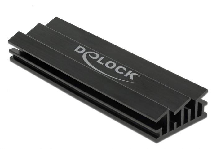 Delock Solid State Drive Kühlkörper - Schwarz