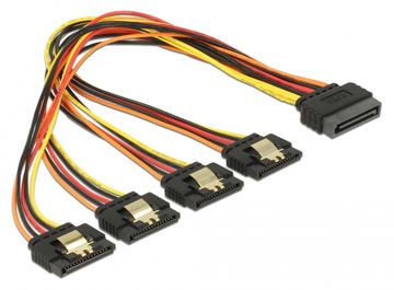 Delock Spannungsversorgungs-Verlängerungskabel - SATA-Stromstecker (M) von LumaTech