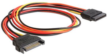 Delock Spannungsversorgungs-Verlängerungskabel - SATA-Stromstecker (W) von LumaTech
