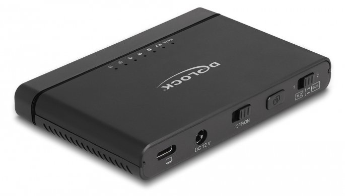 Delock Speicher-Controller mit One-Touch-Klonen - 2,5 / 3,5 gemeinsam genutzt, M.2 (6,4 cm/8,9 cm gemeinsam genutzt)