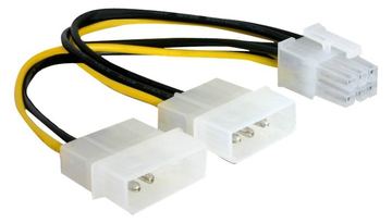 Delock Stromkabel - 6-poliges PCIe Power (W) von LumaTech