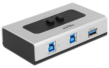 Delock Switch USB 3.0 2 port manual bidirectional von LumaTech