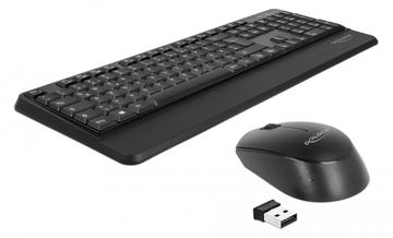 Delock Tastatur-und-Maus-Set - kabellos - 2.4 GHz - TL: Deutsch, QWERTZ von LumaTech