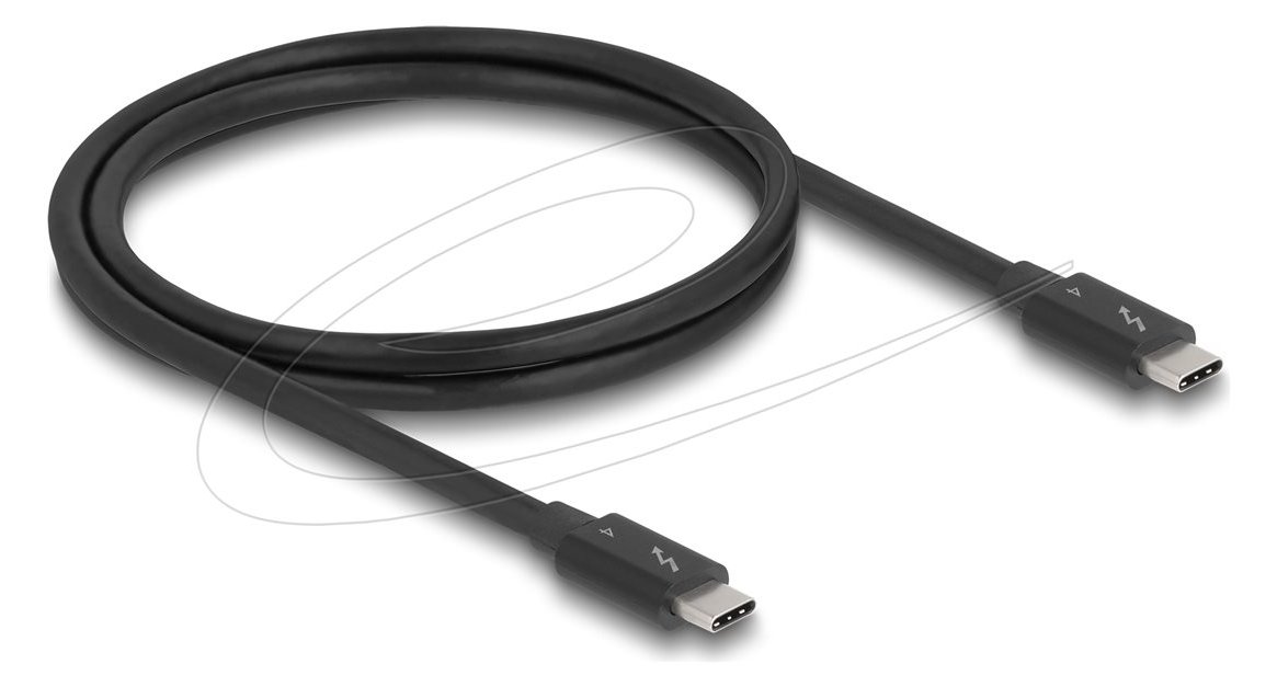 Delock Thunderbolt 4 Kabel 40 Gbps PD 3.1 schwarz 81249 von LumaTech