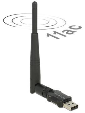 Delock USB 2.0 Dual Band WLAN ac/a/b/g/n Stick von LumaTech