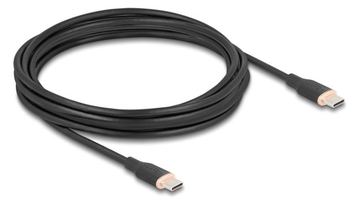 Delock USB 2.0 Kabel Type-C Stecker zu PD 3.0 60 W 4 m schwarz - Kabel - Digital/Daten von LumaTech