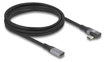 Delock USB 20 Gbps Verlängerungskabel gewinkelt links rechts PD 3.1 Extended Power - Digital/Daten - Verlängerungskabel von LumaTech