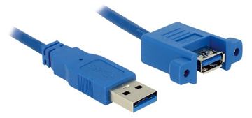 Delock USB 3.0 Typ-A Stecker > USB 3.0 Typ-A Buchse - USB-Kabel - USB Typ A (W) von LumaTech