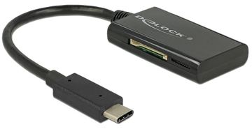 Delock USB 3.1 Gen 1 Card Reader USB Type-C male 4 Slots - Kartenleser - All-in-one (MMC, SD, miniSD, RS-MMC) von LumaTech