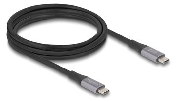 Delock USB 40 Gbps Kabel Type-C Stecker zu PD 3.1 240 W E-Marker 2 m grau - Kabel - Digital/Daten von LumaTech