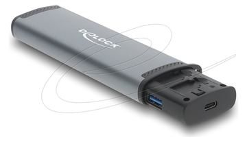 Delock USB 5 Gbps Kartenleser mit SD und Micro Slot Aufbewahrungsfächern für von LumaTech