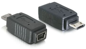 Delock USB-Adapter - Micro-USB Typ B (M) zu Mini-USB, Typ B (W) von LumaTech