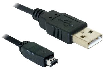Delock USB-Kabel - mini-USB Typ B (M) zu USB (M) von LumaTech