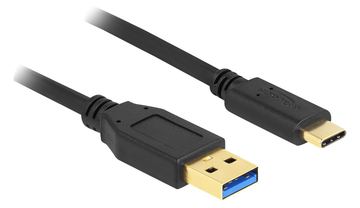 Delock USB-Kabel - USB-C (M) zu USB Typ A (M) von LumaTech