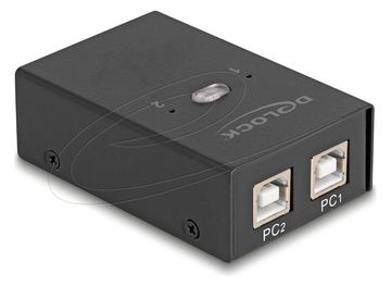 Delock USB-Schalter - 2 PC zu 4 Geräten - 6 x USB 2.0 von LumaTech