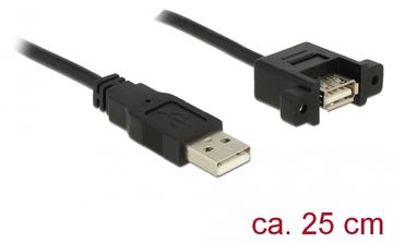 Delock USB-Verlängerungskabel - USB (M) bis USB (W) von LumaTech