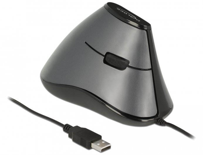 Delock Vertikale Maus - ergonomisch - Für Rechtshänder