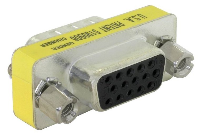 Delock VGA-Gender Changer - HD-15 (VGA) (W)