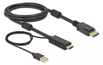 Delock Video- / Audiokabel - HDMI, USB (nur Strom) von LumaTech