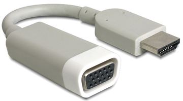 Delock Videoanschluß - HD-15 (VGA) (W) bis HDMI (M) - Weiß von LumaTech